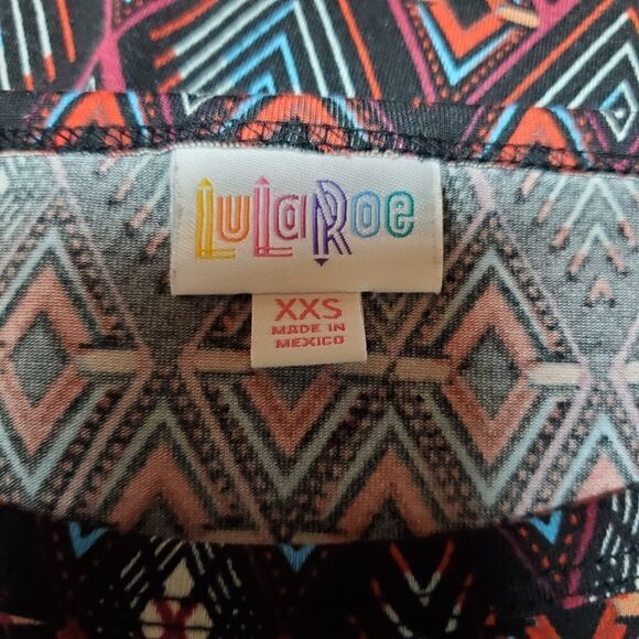 LuLaRoe Julia Diamond Patterned Dress (XXS) - Picture 5 of 5